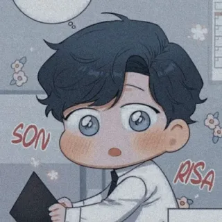 ✨ 5aec6dfb SON RISA Kartun, Lucu, Anime, Chibi, Seni telegram sticker