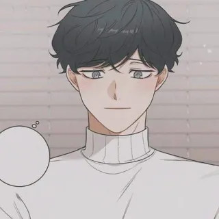 ✨ ee8fe68c pria, potret, anime, kartun, karakter, ilustrasi telegram sticker