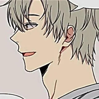 🧸 ee49f3a2 动漫, 男人, 脸, 表情, 卡通, 角色 telegram sticker