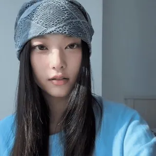 🎐 324be094 retrato, mulher, asiática, modelo, close-up, séria telegram sticker