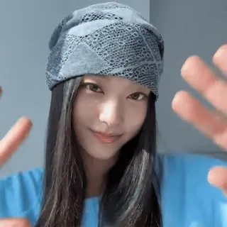 🎐 527c1c5a mulher, retrato, pessoa, chapéu, interior, sorrindo, asiática, feminino telegram sticker