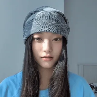 🎐 5e542aa5 mulher, retrato, beleza, lenço, asiática, modelo telegram sticker