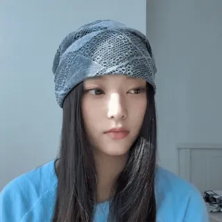 🎐 627130b2 mulher, chapéu, retrato, asiática, menina, pessoa, modelo telegram sticker