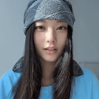 🎐 b0ca4d30 mulher, retrato, pessoa, lenço, asiática, modelo, beleza telegram sticker