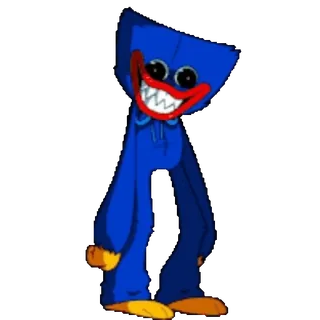 😱 130a883c Huggy Wuggy Poppy Playtime Horror, Videogioco, Mostro, Inquietante, Spaventoso, Huggy Wuggy, Poppy Playtime whatsapp sticker