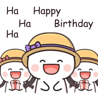 😂 ffd4eadf Happy Birthday buon compleanno, festa, saluto, party, personaggi dei cartoni animati, regali di compleanno telegram sticker