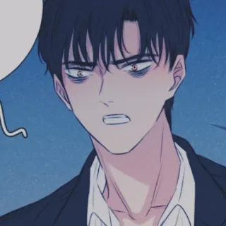 ➿ 12a9a93d мужчина, искусство, выражение лица telegram sticker