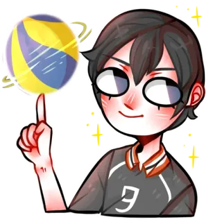 🎲 a0ee2bfa Anime, Voleibol, Dibujos animados, Deporte, Kawaii telegram sticker