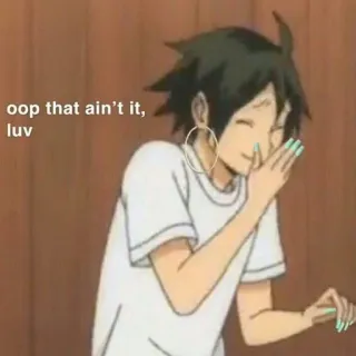 💅 18c90a85 oop that ain't it, luv telegram sticker