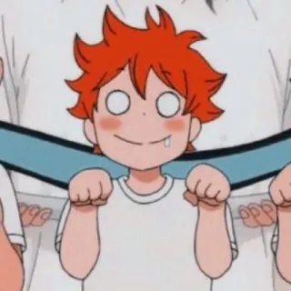 🤤 d77f83b5 Hinata Haikyuu anime, haikyuu, hinata, cute, funny telegram sticker