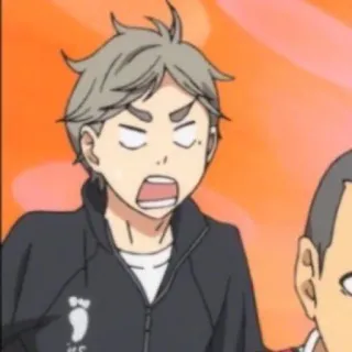 😡 e491c966 Sugawara Koushi Haikyu!! anime, manga, haikyuu, sugawara telegram sticker