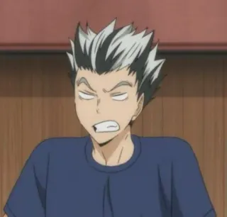 🏐 0899b2c1 Bokuto Koutaro Haikyuu!! อนิเมะ, ไฮคิว, โบกุโตะ โคทาโร่, ตลก, สีหน้า telegram sticker