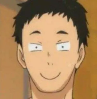 🏐 1977f59d อนิเมะ, สีหน้า, ภาพบุคคล, มีม telegram sticker