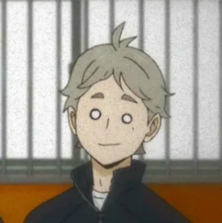 🏐 665a7a94 Sugawara Koushi Haikyuu!! อนิเมะ, ตัวละคร, ตลก, น่ารัก, มังงะ telegram sticker