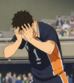 🌟 b1977437 haikyuu, anime, voleibol, dibujos animados telegram sticker