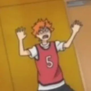 😨 98ac6e01 Hinata Haikyuu アニメ, 日向, ハイキュー!!, 漫画, スポーツ, キャラクター telegram sticker