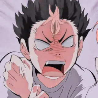 ๐ญ 1b0ea338 anime, cartoon, angry, expression, upset, manga telegram sticker