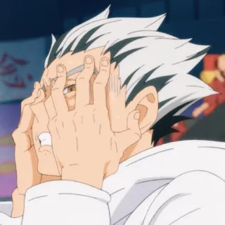 ๐ญ 2891c5a0 Bokuto Koutaro Haikyuu!! anime, haikyuu, bokuto, volleyball, excited, character telegram sticker