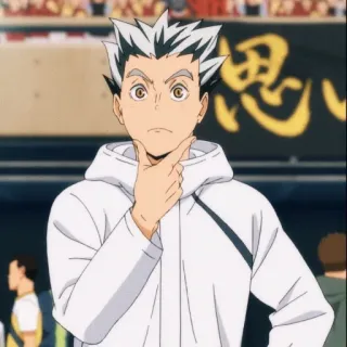 ๐ญ 83030392 Kotaro Bokuto Haikyuu!! anime, haikyuu, bokuto, volleyball, character telegram sticker