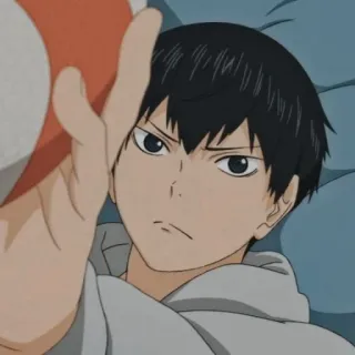 ๐ญ c3b991bf Tobio Kageyama Haikyuu!! anime, volleyball, sports, haikyuu, kageyama, tobio, character telegram sticker