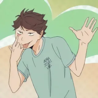 ๐ญ c6d40602 Oikawa Tooru Haikyuu!! AOBA
JOSAI
VBC haikyuu, oikawa, anime, manga, aoba johsai, volleyball telegram sticker