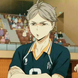 🏐 83ebde98 Sugawara Koushi Haikyuu!! Anime, Haikyuu, Sugawara Koushi, Manga, Charakter whatsapp sticker