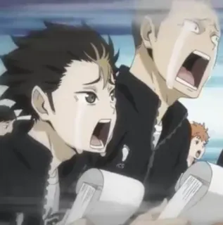 Haikyuu Meme (2) by @anime_stickersidn telegram stickers