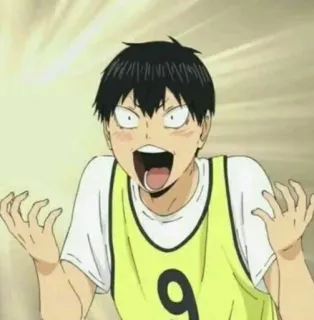 🏐 9009b9cd Kageyama Tobio Haikyuu!! Anime, Haikyuu, Kageyama, Tobio, Volleyball, Personnage whatsapp sticker