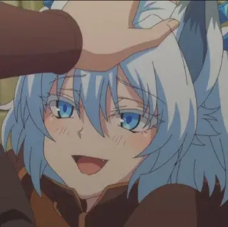 🥴 ec13049b Anime, Fofo, Animal de estimação, Afago na cabeça, Fantasia telegram sticker