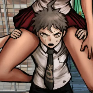 😩 6b6e37a4 Hajime Hinata Danganronpa Anime, Mangá, Danganronpa, Hajime Hinata telegram sticker