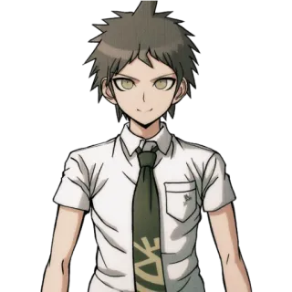 ☺️ a9128221 Hajime Hinata Danganronpa Anime, Jogo, Danganronpa, Hajime Hinata, Personagem telegram sticker