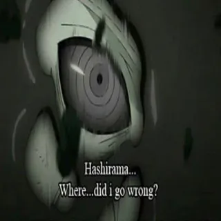 😔 d4c3c725 Hashirama Naruto Hashirama... Where...did I go wrong? 动漫, 火影忍者, 伤心, 柱间 telegram sticker