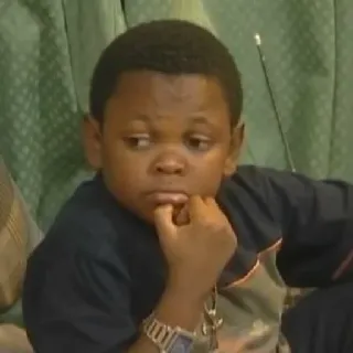 ◾️ dfbe3c9e Kind, Junge, Denken, Gesicht, Porträt whatsapp sticker