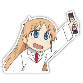 Hakase (Nichijou) telegram stickers
