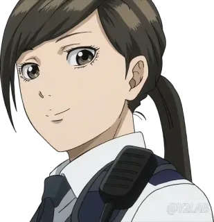 😊 1254b1af Anime, Polizia, Donna, Ufficiale, Uniforme telegram sticker