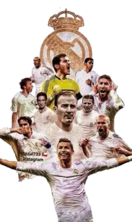 🏆 23e08ba4 soccer, football, team, players, real madrid, sport whatsapp sticker