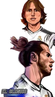 🇭🇷 350ccc6d EL CLASICO soccer, sports, football, real madrid, el clasico whatsapp sticker