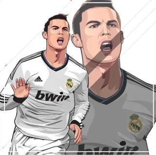 ⚽️ 73653400 Cristiano Ronaldo soccer, athlete, football, player, sport whatsapp sticker
