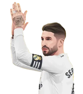 🇪🇸 7e43a1e2 Sergio Ramos football, soccer, athlete, sergio ramos, real madrid, sport whatsapp sticker