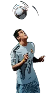 ⚽️ 9dc8a1f4 soccer, football, player, sport, real madrid, bale whatsapp sticker