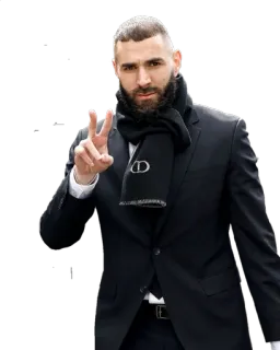 ✌️ e9e926c0 Karim Benzema soccer, sports, football, player, benzema whatsapp sticker