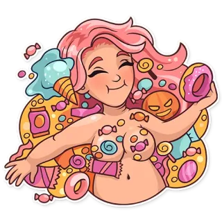 Halloween Girl telegram stickers