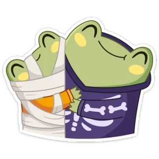 Хеллоуин с Хоппером (@TgSticker) telegram stickers