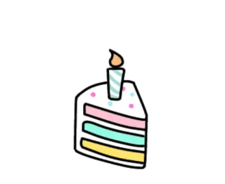 🎃 0a7f60b1 เค้ก, วันเกิด, ของหวาน, หวาน, เฉลิมฉลอง telegram sticker