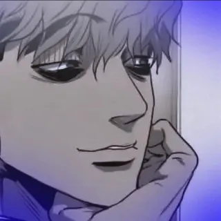 🌟 8ea47bb1 hombre, cara, retrato, personaje, arte telegram sticker