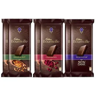 🍫 2c02d62d Bournville, RAISIN & NUT, CRANBERRY, RICH COCOA, 50% DARK sô cô la, thức ăn, kẹo, món tráng miệng, nho khô, nam việt quất, ca cao telegram sticker