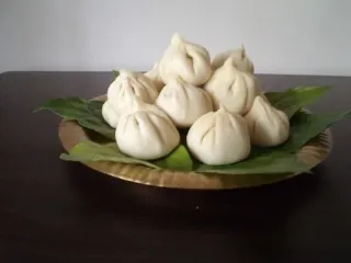 🥟 cbf23513 đồ ăn, modak, ẩm thực Ấn Độ, món tráng miệng, đồ ngọt telegram sticker