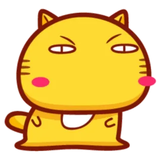 😠 4e169ce6 Kartun, Binatang, Kucing, Ekspresi, Lucu, Imut telegram sticker