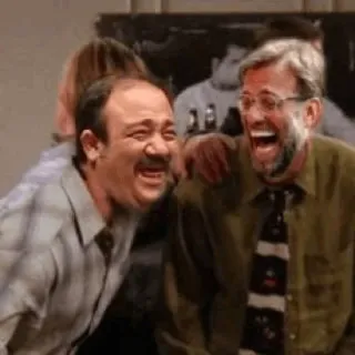 😂 5d780ff4 laughter, men, friendship, humor, happiness, joy, people telegram sticker