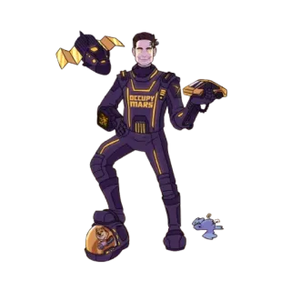 😂 b50608e5 OCCUPY MARS luar angkasa, mars, menduduki, fiksi ilmiah, futuristik telegram sticker